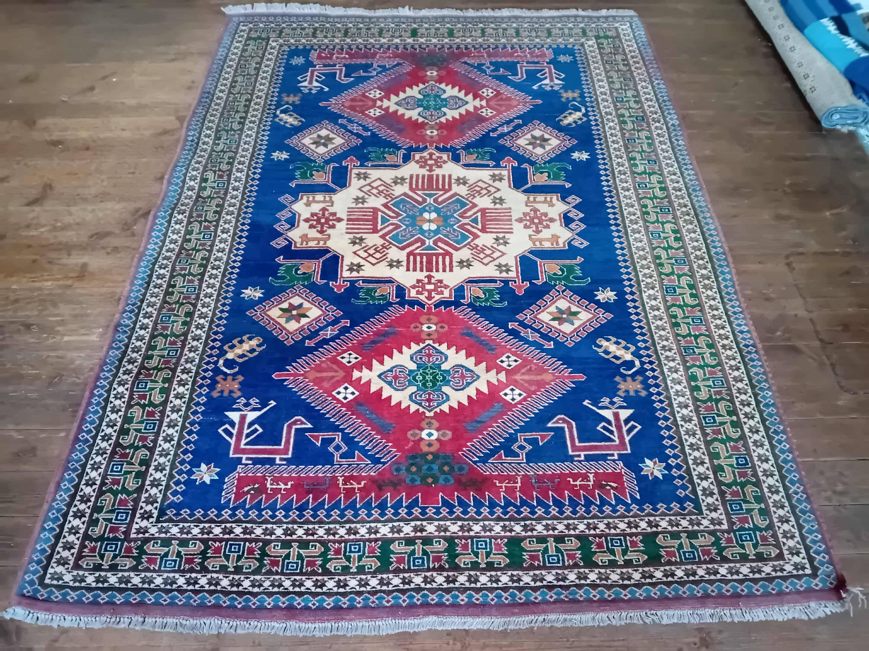 Handmade Chechen Caucasian Rug 234x175cm