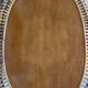 Vintage sun rattan oval coffee table