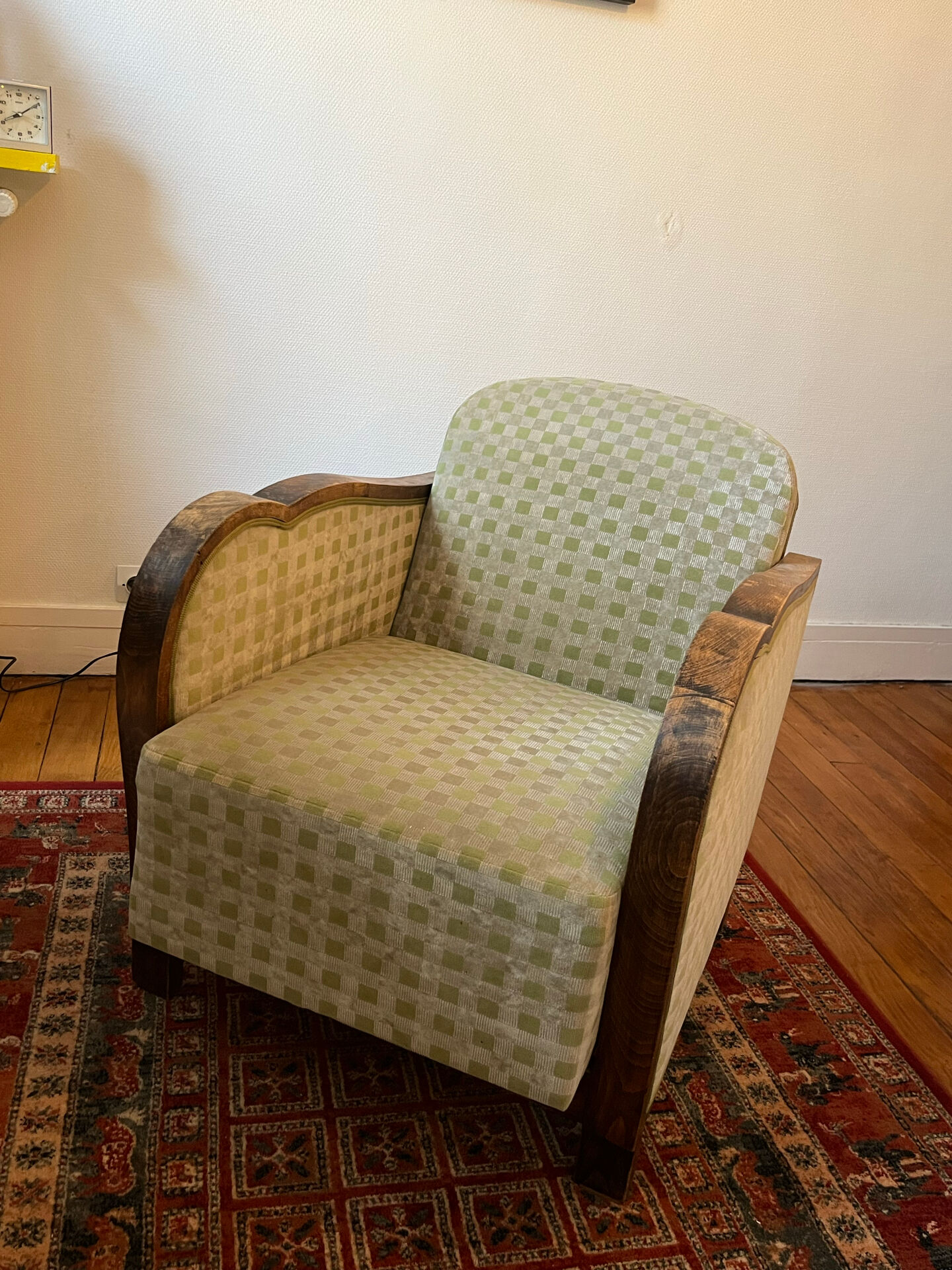 Fauteuil, style, art déco