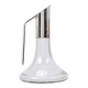 Riedel Mesa Elegant Silver & Crystal Carafe, Decanter, Pitcher, Italy, 1980s