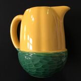 Green ceramic soup tureen