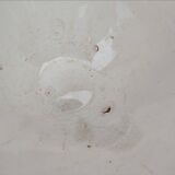 Pair of bowls, Sarreguemines earthenware, geometric design.