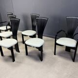 Totem chairs by Torstein Nilsen for Westnofa, 1980s set of 6