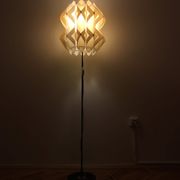 Mid century white floor lamp - 1960