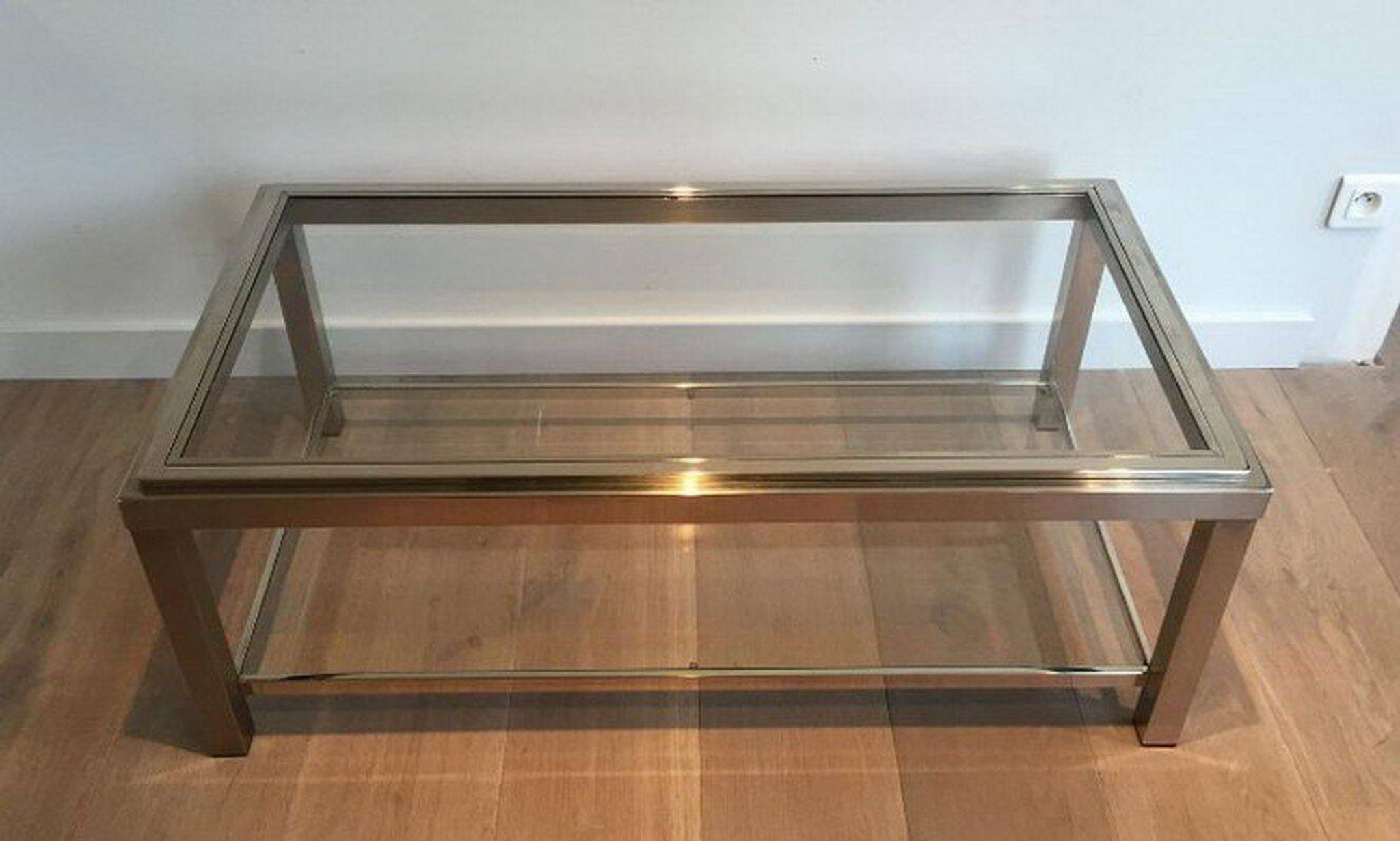 Chrome coffee table