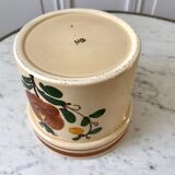 Ceramic pot cover signed 60s