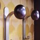 Vintage wooden coat rack