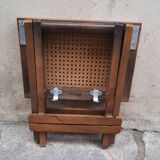 Folding stool cannage