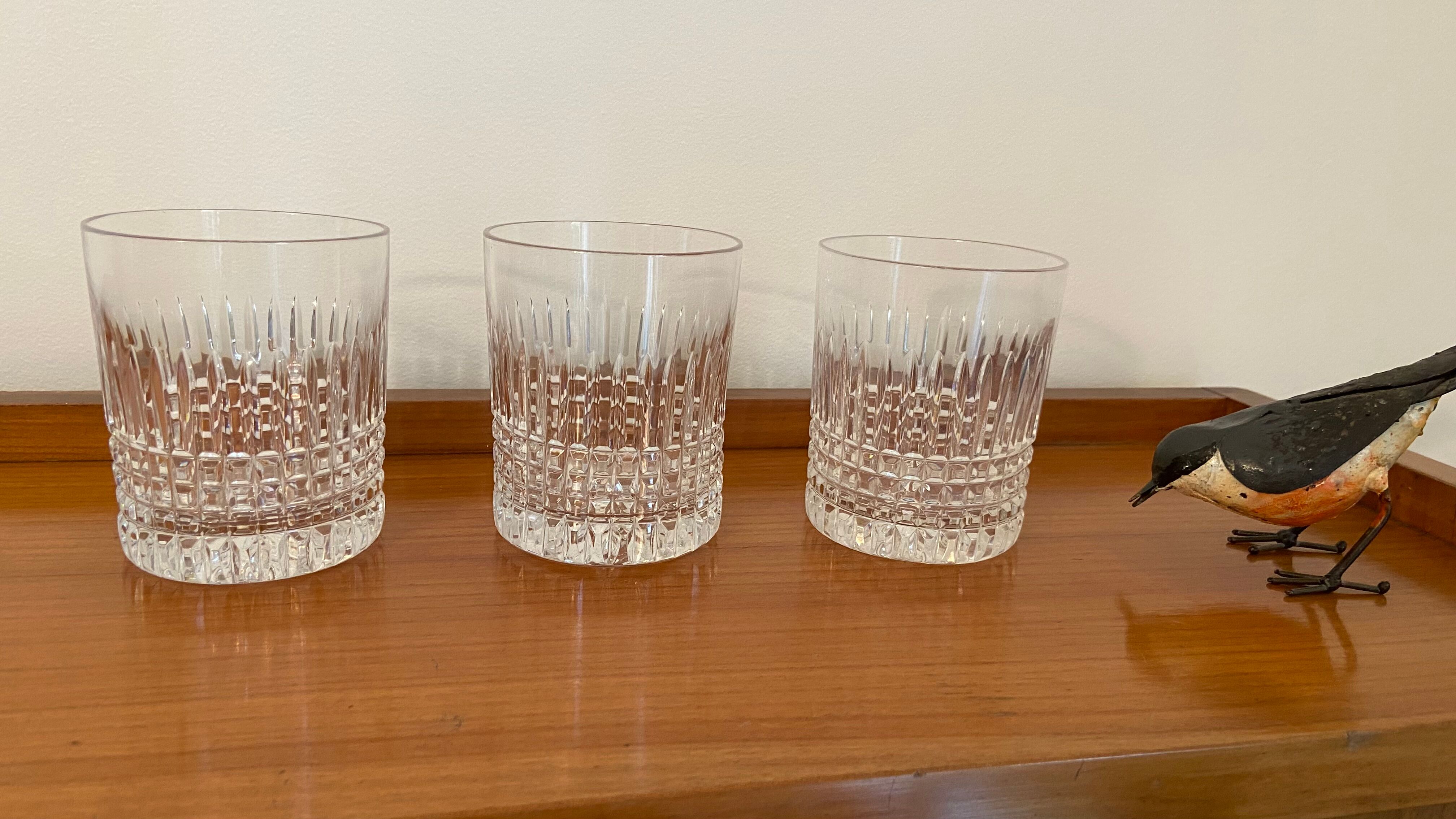 Christmas Pop-up 2022 - Trio of cut crystal whisky glasses