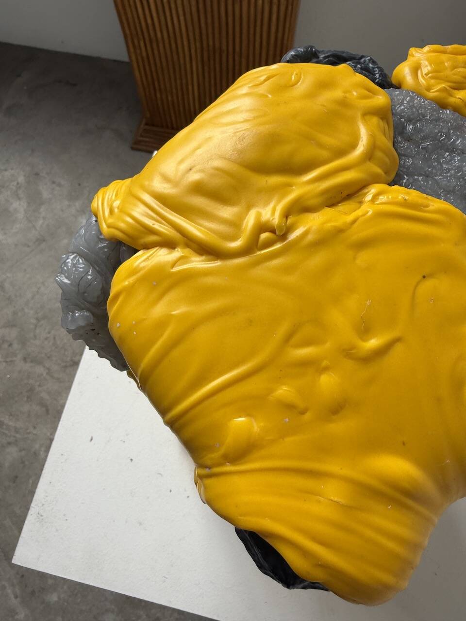 Resin fish sculpture