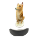 Vintage sitting dog in porcelain Zsolnay Pécs – Hungary, 1960s