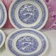 set of 4 flat plates ironstone