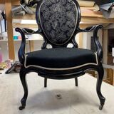 Baroque Napoleon III armchair