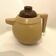 Théière / cafetière vintage en grès – Design moderniste années 70 –