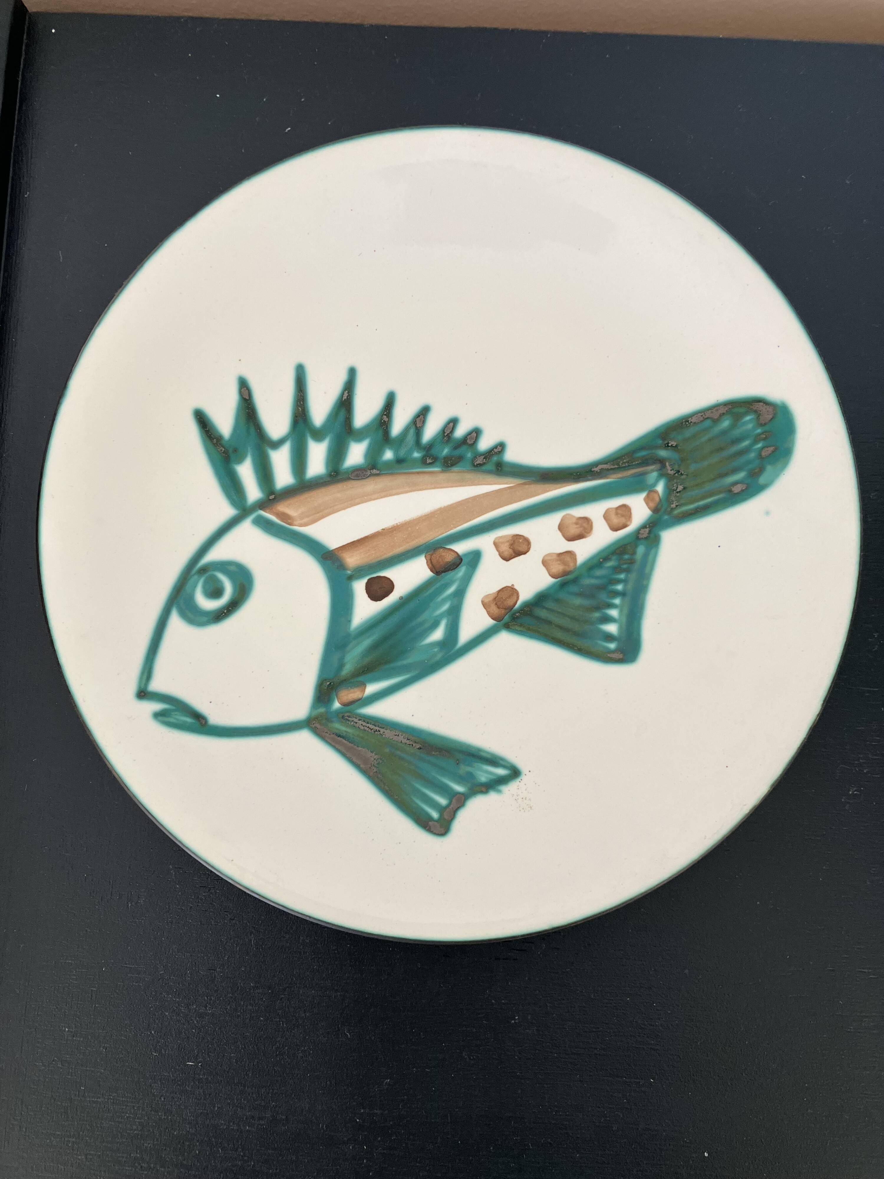 Robert Picault Vallauris plate