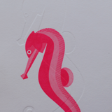 Press engraving duo duo fushia- embossing