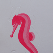 Press engraving duo duo fushia- embossing