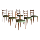 Set of six dining room chairs attributed to Gio Ponti, Italy, 1950.