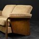 Modern Norwegian mid-century two-seater sofa, low-back loveseat Stressless Pegasus by Ekornes.