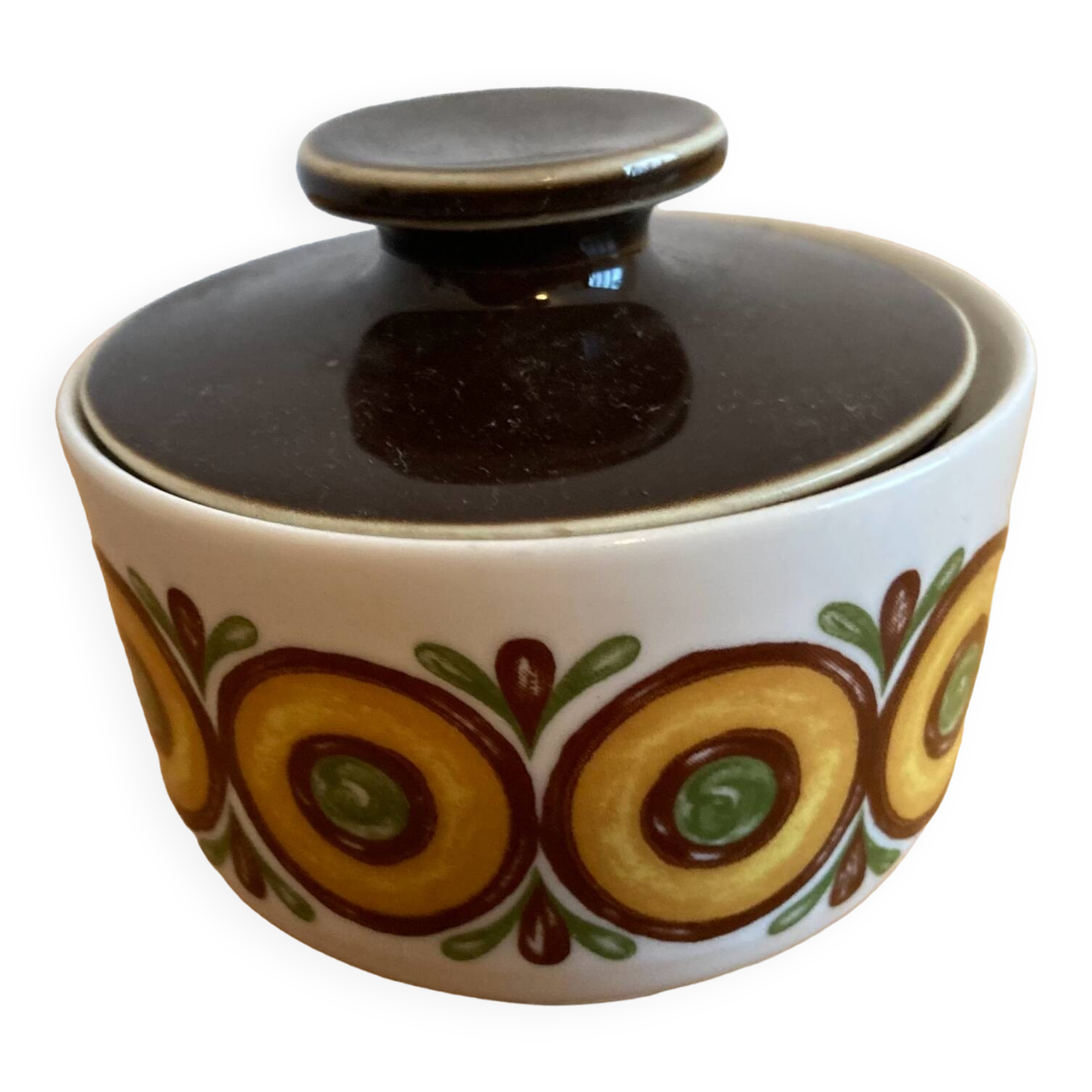 Pot / sucrier Winterling Bavaria porcelaine vintage authentique années 1970