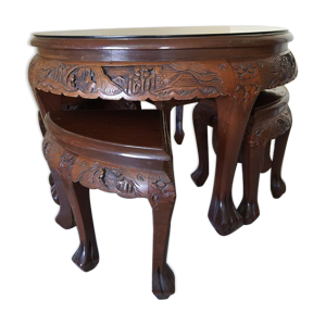 table basse sculptée