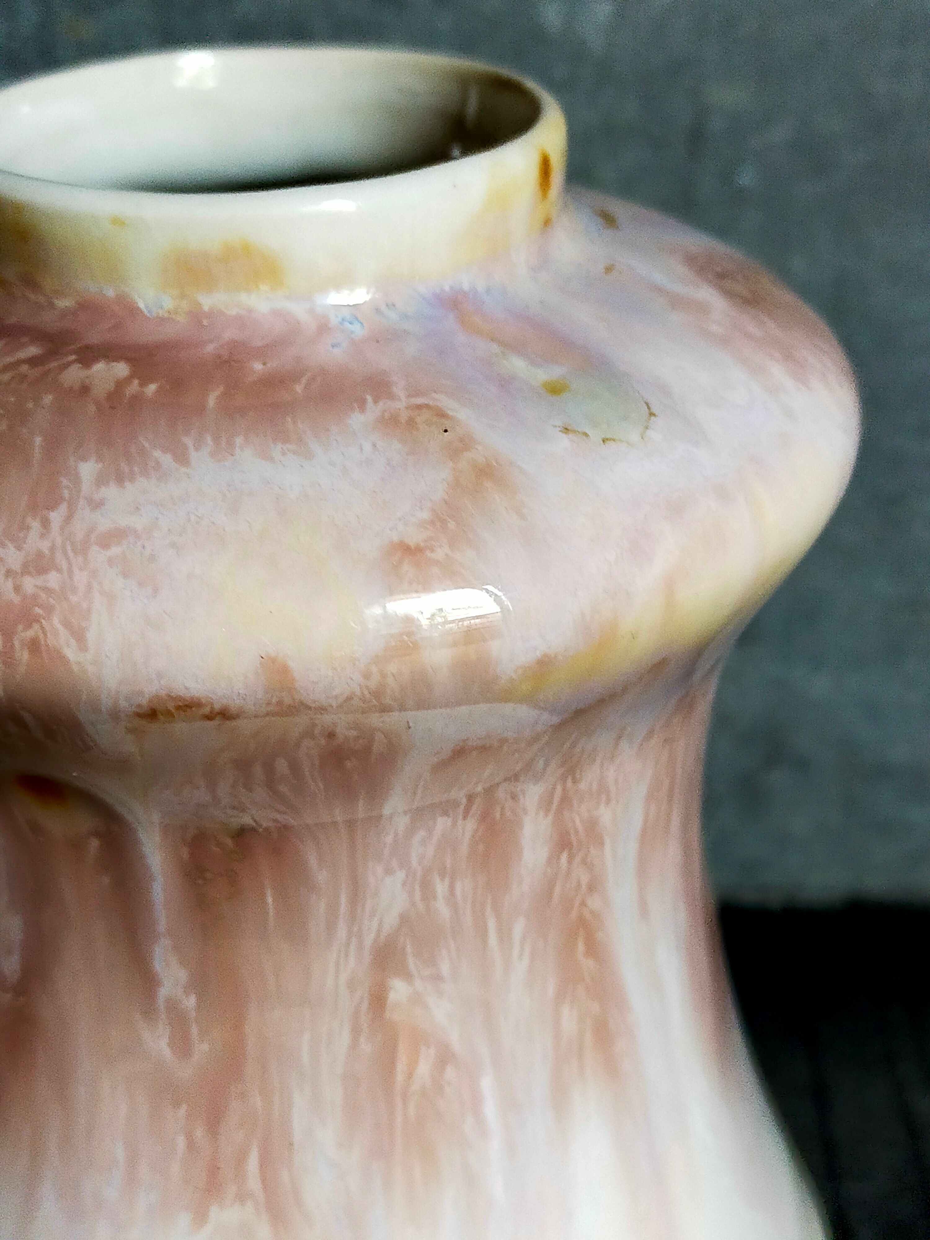 Ceramic vase of St-Uze manufacture Rodaceram 60s