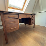 Oak english desk vintage teacher desk abbes