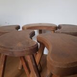 Set of 5 vintage tripods