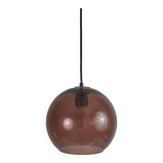 Wet effect glass pendant light
