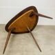 50s tripod coffee table with compass legs