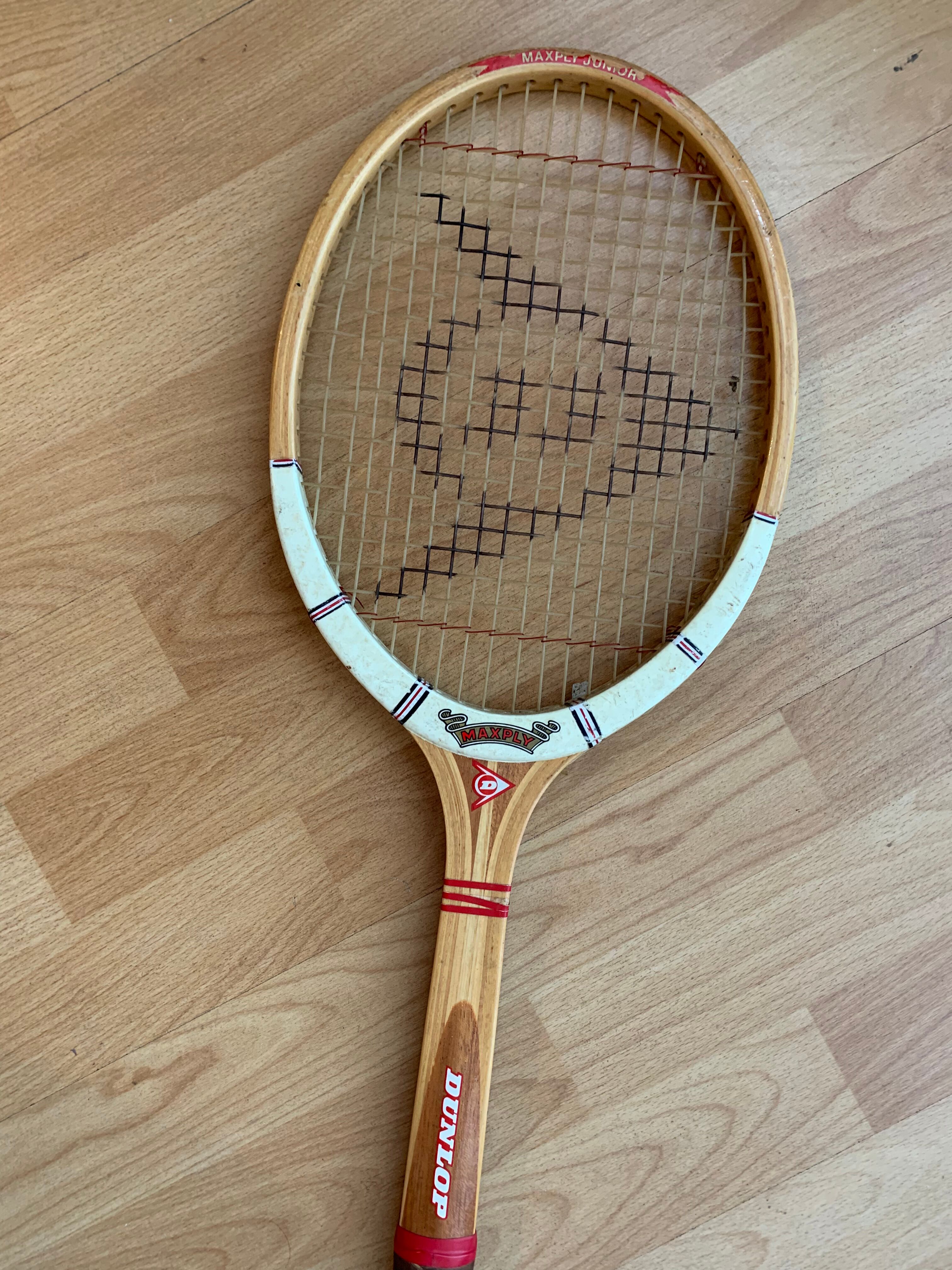Old Dunlop tennis racket