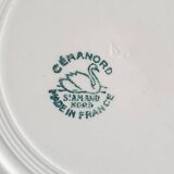 Six St Amand plates
