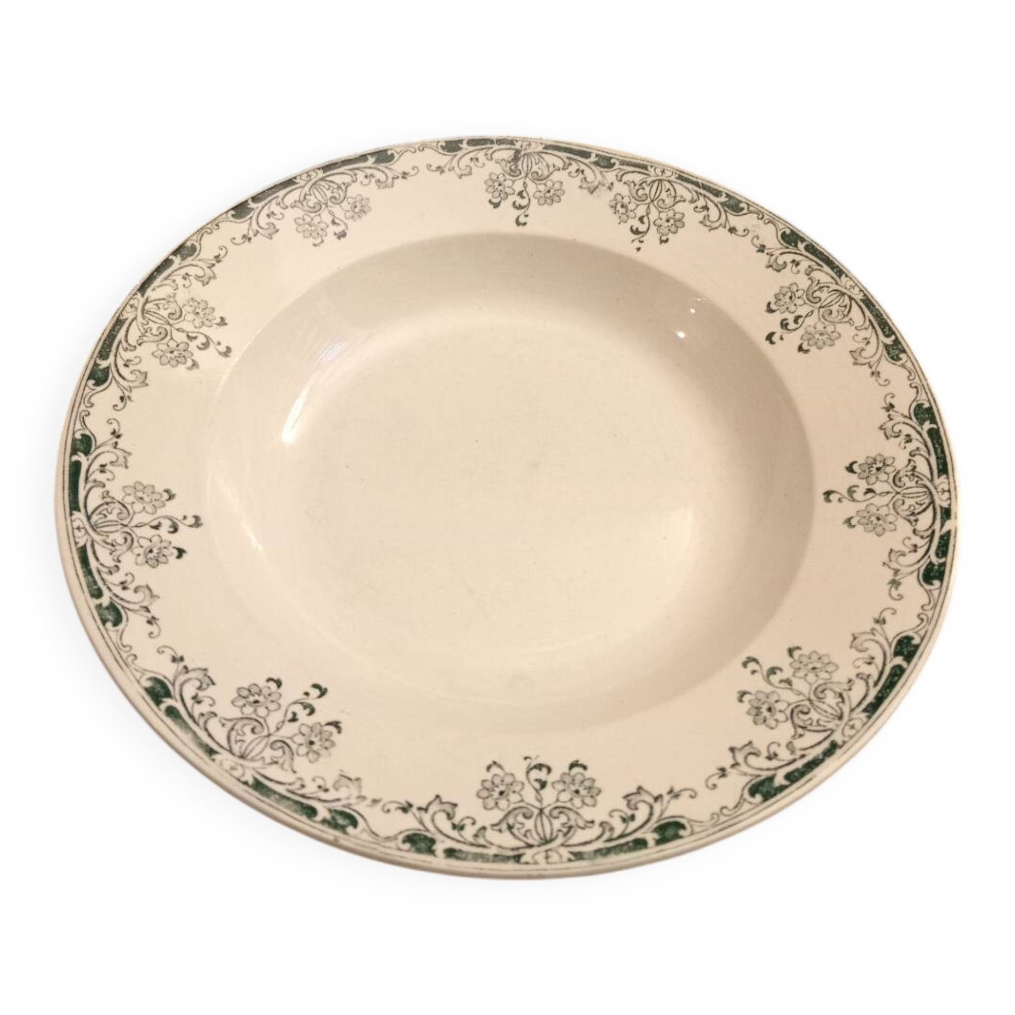 Iron earth deep plate, mignon, U & CIE