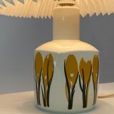 Tablelamp decorated with flowers by Bing and Grøndahl, model 6714/2102, 1960s