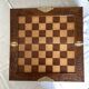 Wooden chess set from the 1960s, dimensions: length - 47.5 cm -