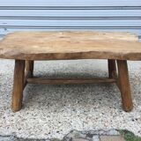 Massive elm coffee table