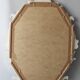 Antique oval mirror carved in wood.