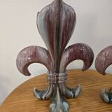 Pair of glazed ceramic vases