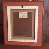 Flower bouquet table with frame