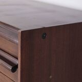 Vintage 1960s wooden chest of drawers with italian design