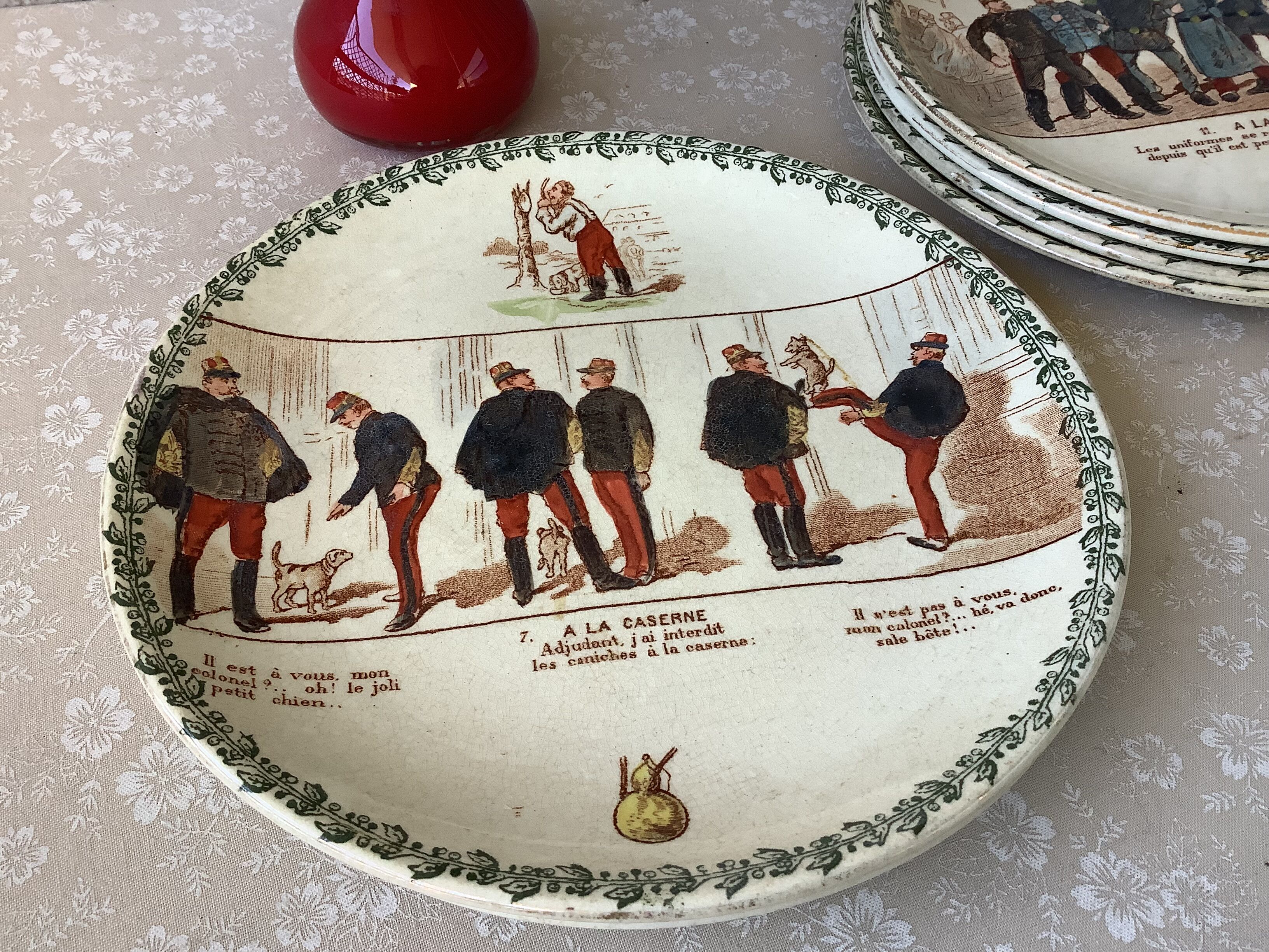 Talking plates Military Iron Land Choisy le Roi