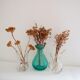 Set of 3 mini glass vases
