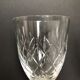 Ensemble de six verres à eau en cristal de Lorraine taillé