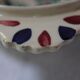 Ceramic eared bowl signed HB Quimper