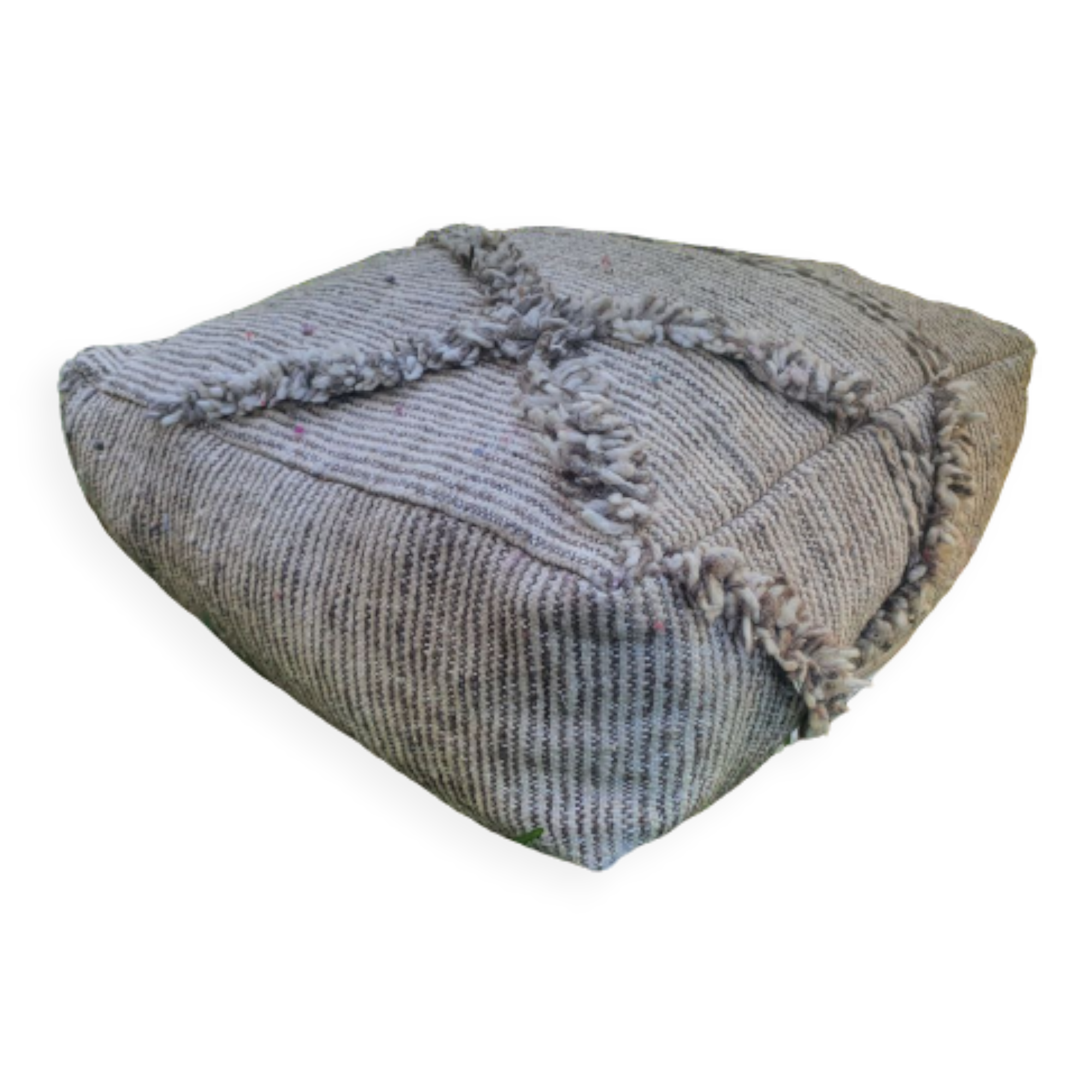 Moroccan carpet pouf