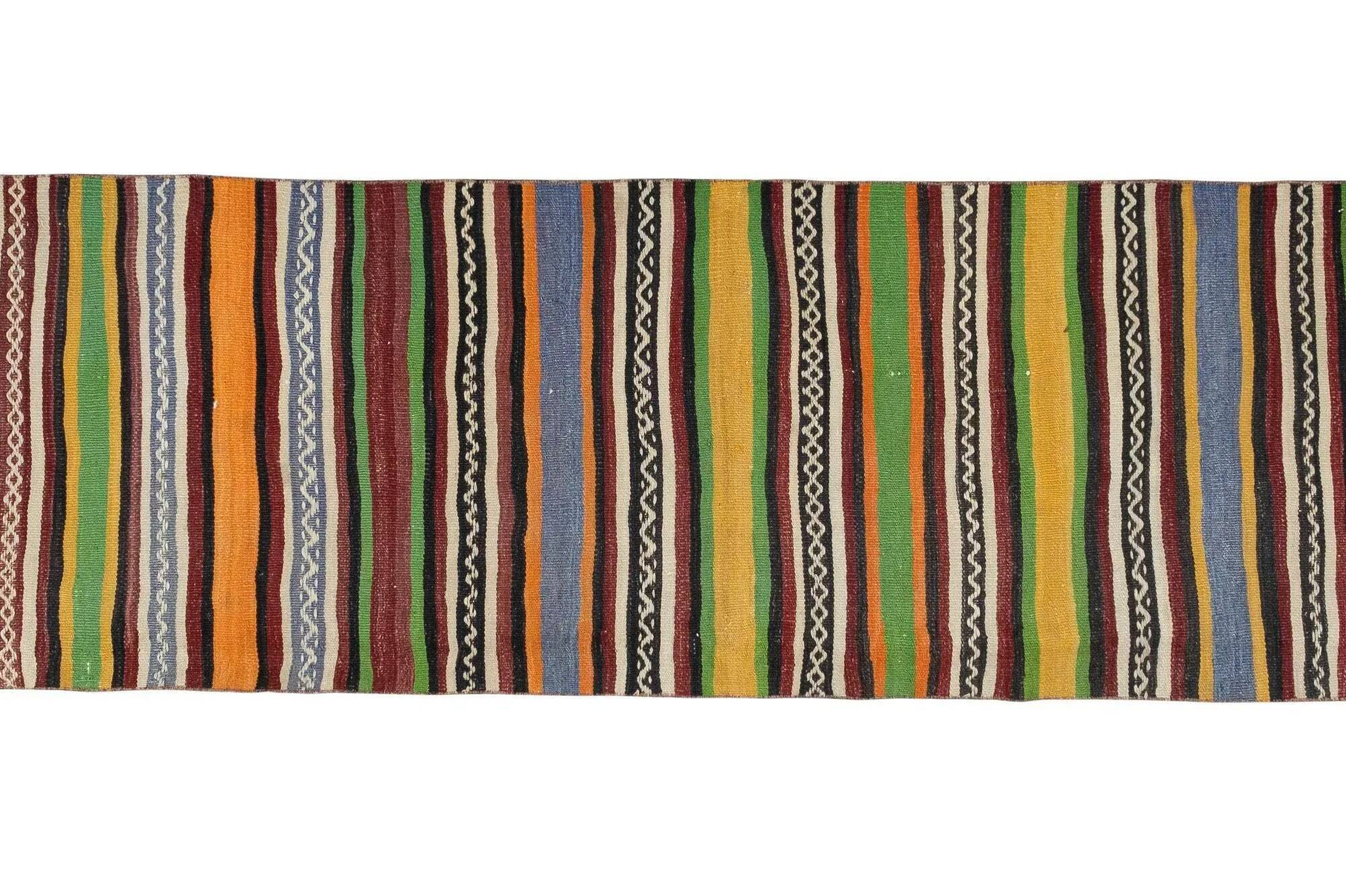 Vintage Turkish hallway rug 73x330 cm