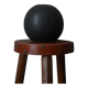 Vase boule en céramique artisanal japandi