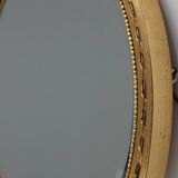 Dutch Wood with Beveled Louis-Philippe Style Mirror labeled Pieterman, 1950
