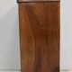 Bedside table in solid walnut with Marble Ste Anne, 1900