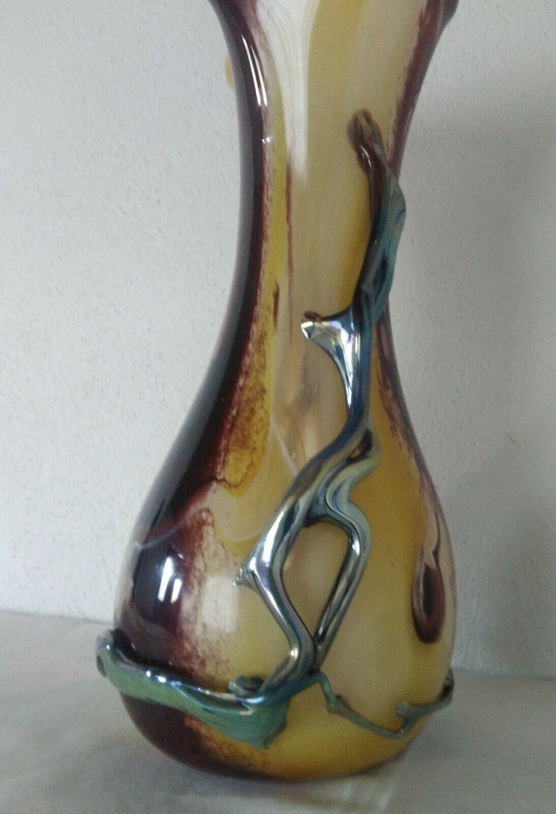 Blown glass vase